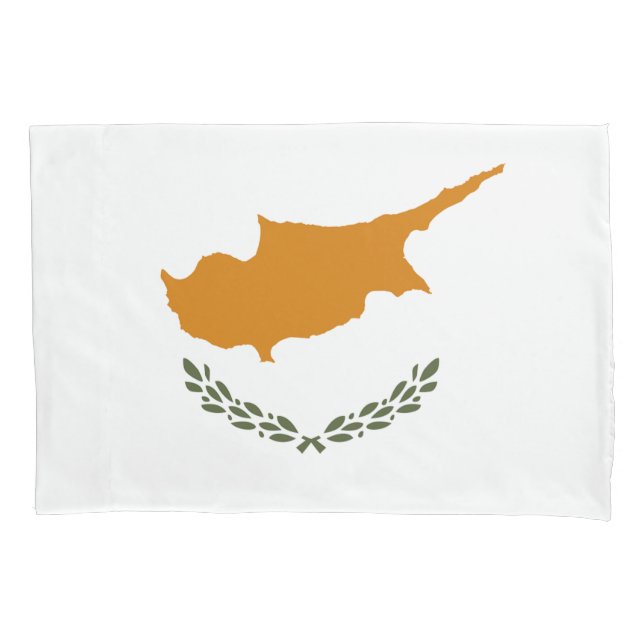 Cyprus Flag Pillow Case (Front)