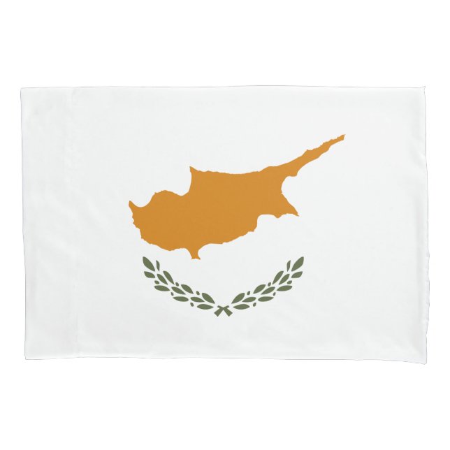 Cyprus Flag Pillow Case (Front)