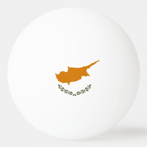 Cyprus Flag Ping Pong Ball