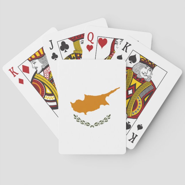 Cyprus Flag Poker Cards (Back)