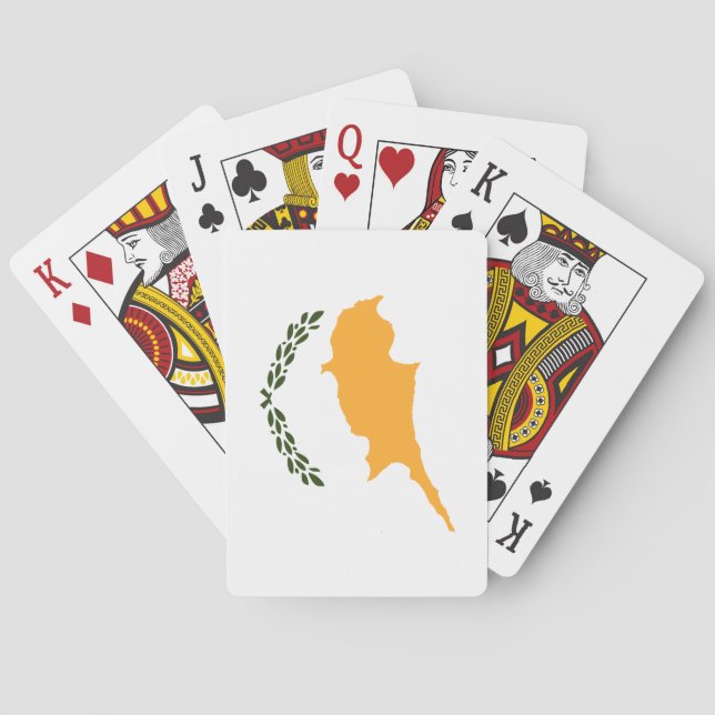 Cyprus Flag Poker Cards (Back)