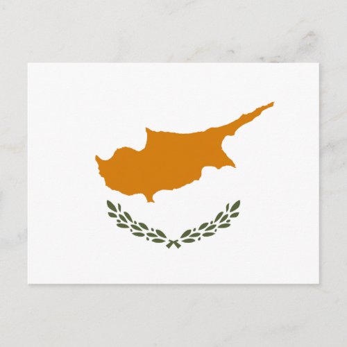 Cyprus Flag Postcard