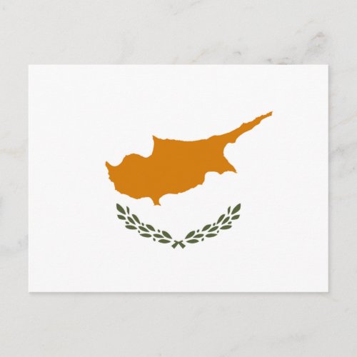 Cyprus Flag Postcard