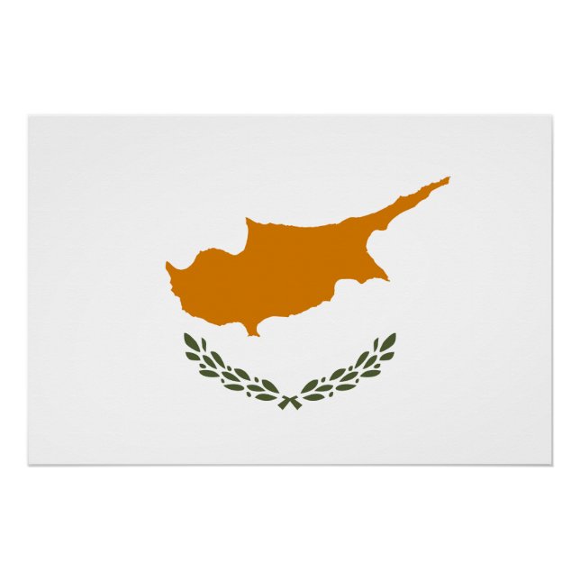 Cyprus Flag Poster (Front)