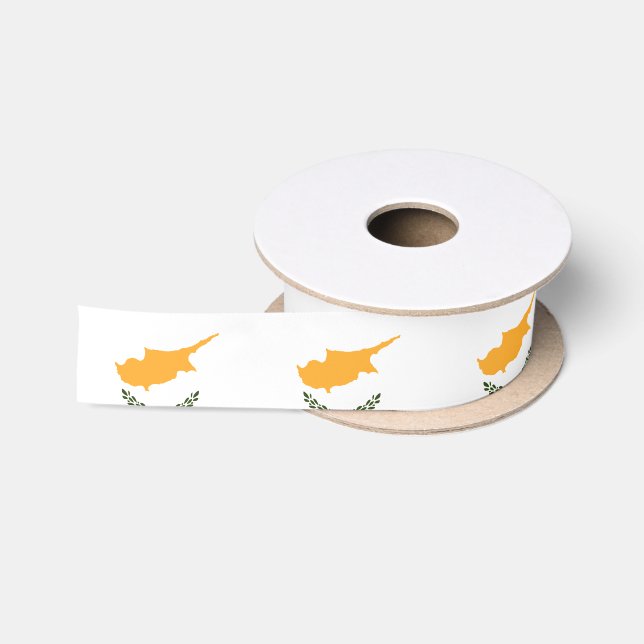 Cyprus Flag Satin Ribbon (Spool)