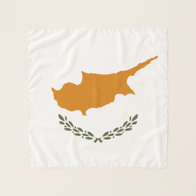 Cyprus Flag Scarf (Front)