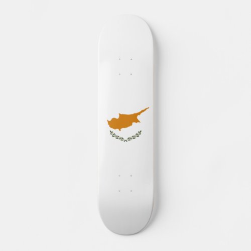Cyprus Flag Skateboard