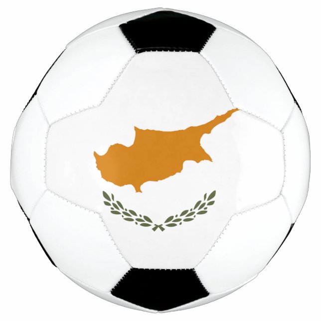 Cyprus Flag Soccer Ball (Front)