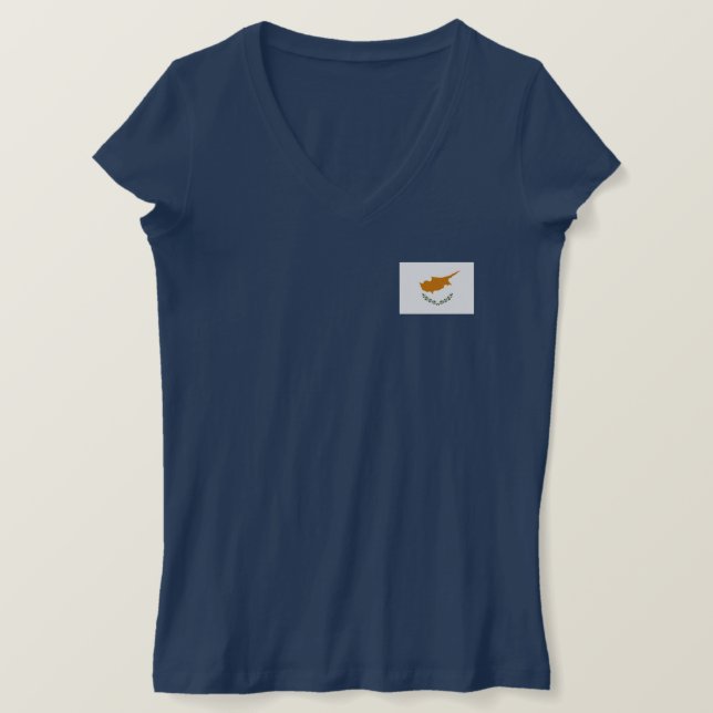 Cyprus Flag T-Shirt (Design Front)