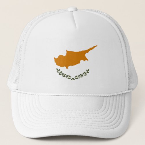 Cyprus Flag Trucker Hat