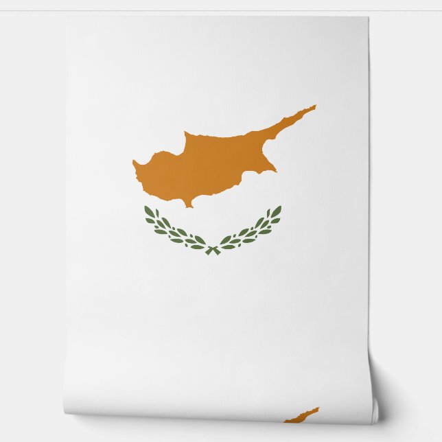 Cyprus flag wallpaper  (Unrolling)