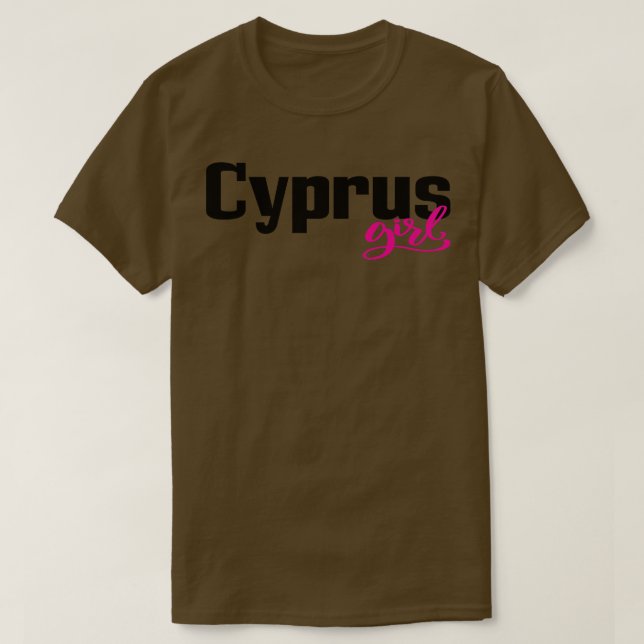 Cyprus Girl T-Shirt (Design Front)