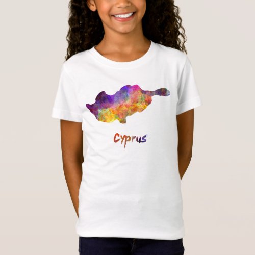 Cyprus in watercolor T_Shirt