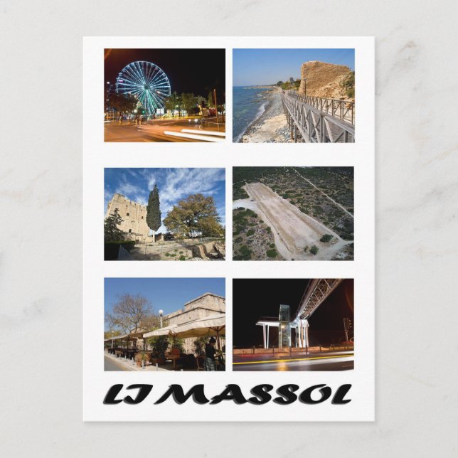 Cyprus Limassol postcard (Front)