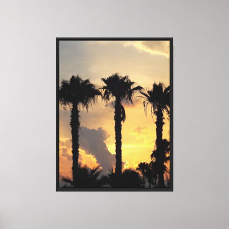 Cyprus Limassol Sunset Vista - Mediterranean View Canvas Print