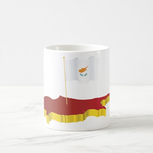 Cyprus Map Coffee Mug