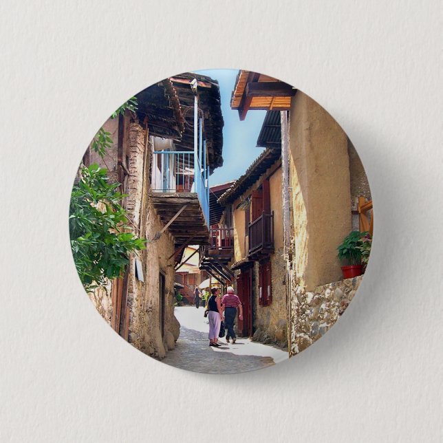 Cyprus mountain village button (Front)