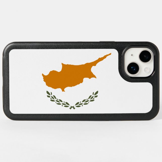 Cyprus Otterbox iPhone Case (Back Horizontal)