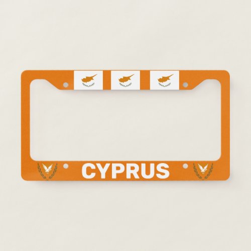 Cyprus Republic License Plate Frame