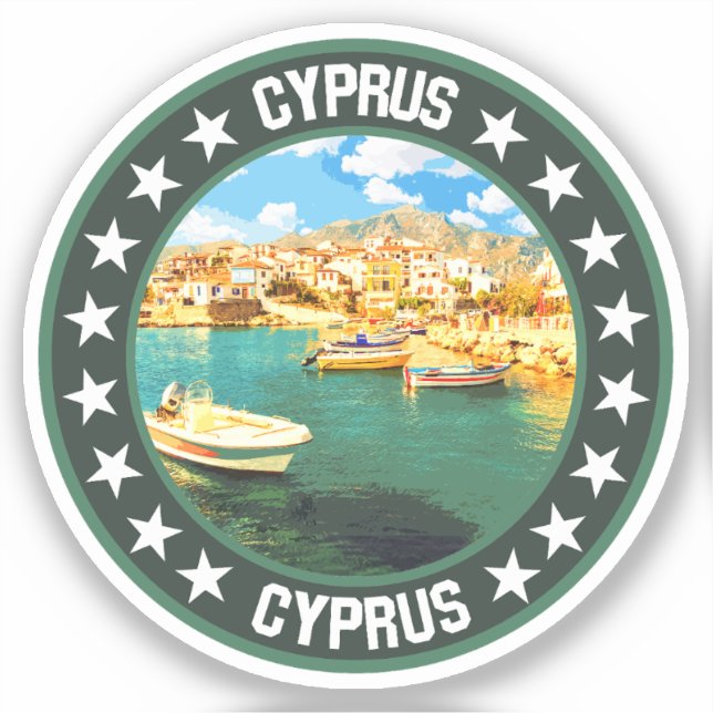 Cyprus                                             sticker (Front)