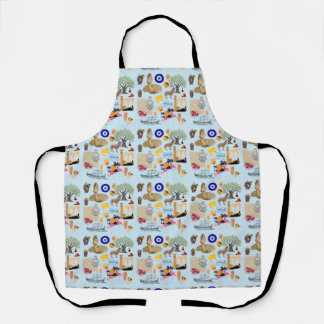 Cyprus Symbols Travel Lovers Apron