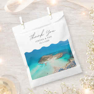 Cyprus Wedding Favor Protaras Thank You Photo Bag