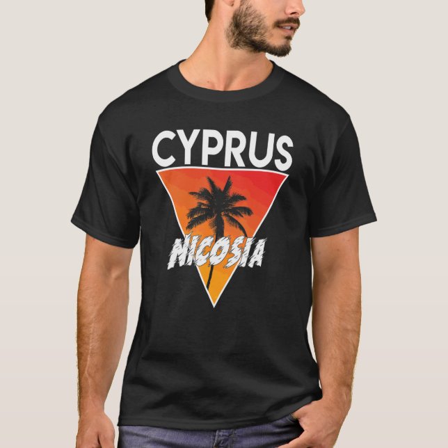 Cyprus With Sunny Colors T-Shirt (Front)