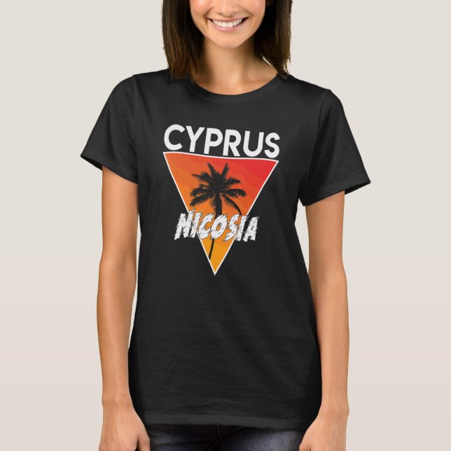 Cyprus With Sunny Colors T-Shirt (Front)