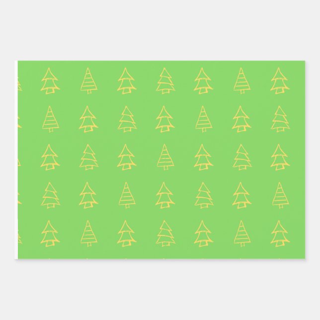 Cyr7lWrapping Paper Flat Sheet Set of 3 (Front)