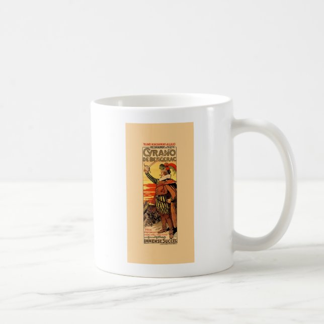Cyrano de Bergerac by Lucien Métivet 1898 Coffee Mug (Right)