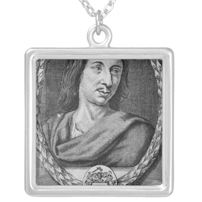 Cyrano de Bergerac Silver Plated Necklace (Front)