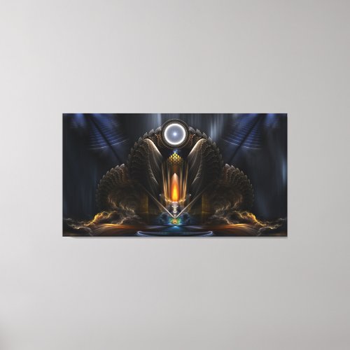 Cyritous The Temple Of The Orb Of Karinos Canvas Print