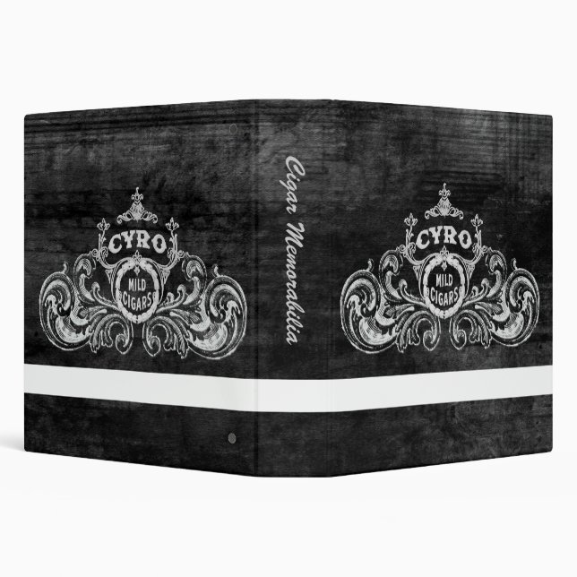 Cyro Mild Cigars Vintage Tobacco Label Binder (Background)