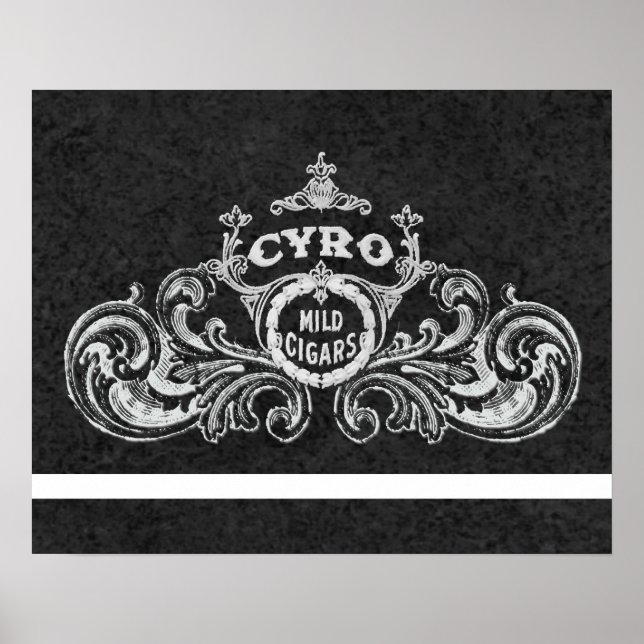 Cyro Mild Cigars Vintage Tobacco Label Poster (Front)