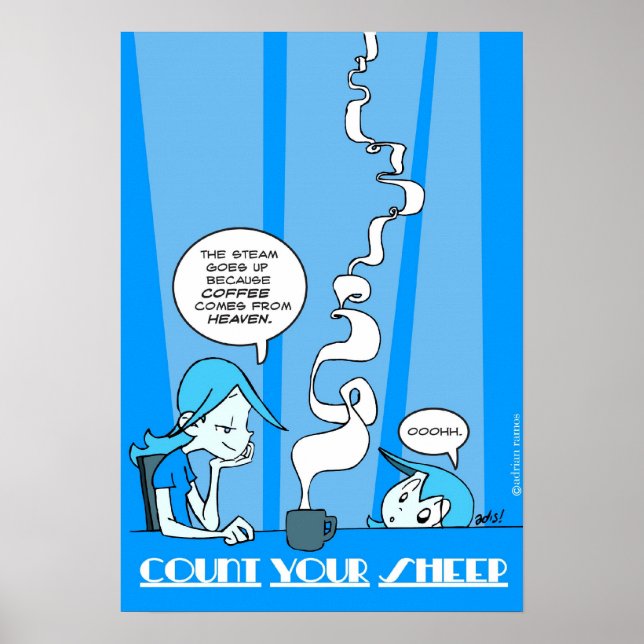 CYS-Coffee Comes From Heaven Poster (Front)