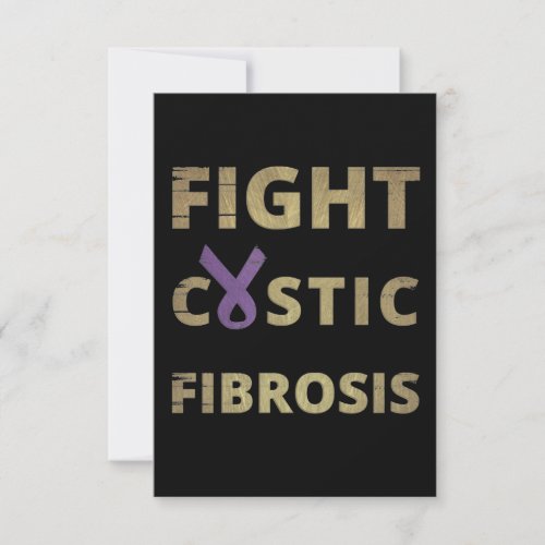 Cystic Fibrosis Awareness  Card