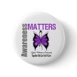 Cystic Fibrosis Awareness Matters Pinback Button