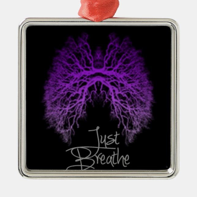 Cystic Fibrosis Awareness Metal Ornament (Front)