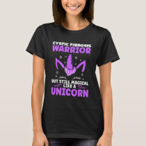 Cystic Fibrosis Awareness Purple Magical Unicorn T-Shirt