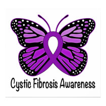 Cystic Fibrosis: Awareness with Butterfly Poster
