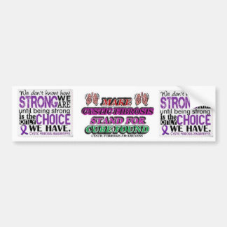 cystic fibrosis bumper sticker