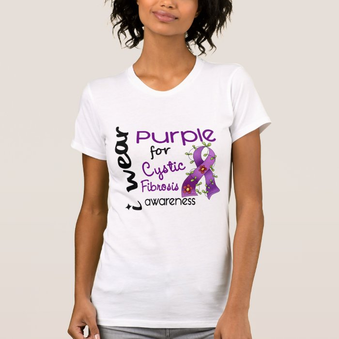 Cystic Fibrosis I Wear Purple For Awareness 43 Tanks