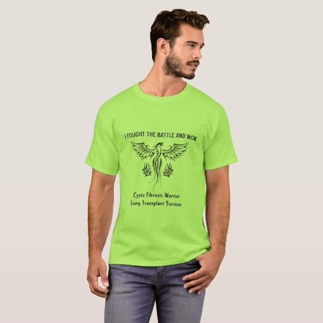 Cystic Fibrosis, Transplant Survivor T-Shirt (Front Full)