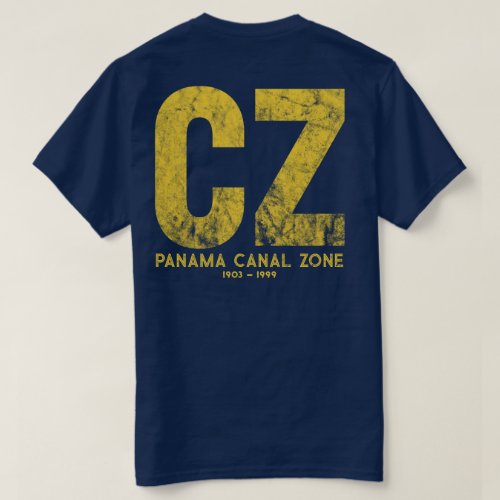 CZ Canal Zone in Yellow T_Shirt