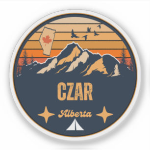 Czar, Alberta Sticker