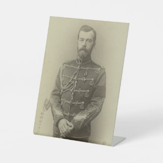 Czar Nicholas Of Russia Pedestal Sign