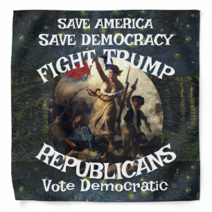 Czar Rue Liar Trump POTUS Patriotic MAGA Train WH Bandana