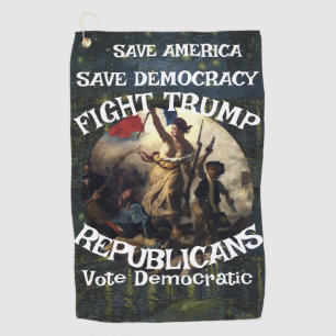 Czar Rue Liar Trump POTUS Patriotic MAGA Train WH Golf Towel