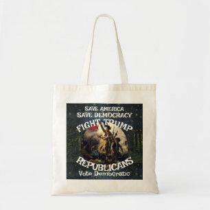 Czar Rue Liar Trump POTUS Patriotic MAGA Train WH Tote Bag