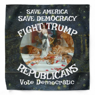 Czar Rue Liar Trump Republican Party USA America Bandana
